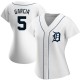 Women's Luis Garcia Detroit Tigers Replica White Home Jersey