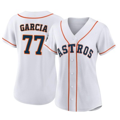 Women's Luis Garcia Houston Astros Authentic White 2022 World Series Home Jersey