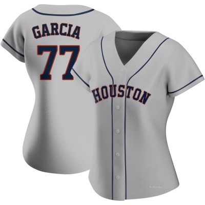 Women's Luis Garcia Houston Astros Replica Gray Road 2020 Jersey