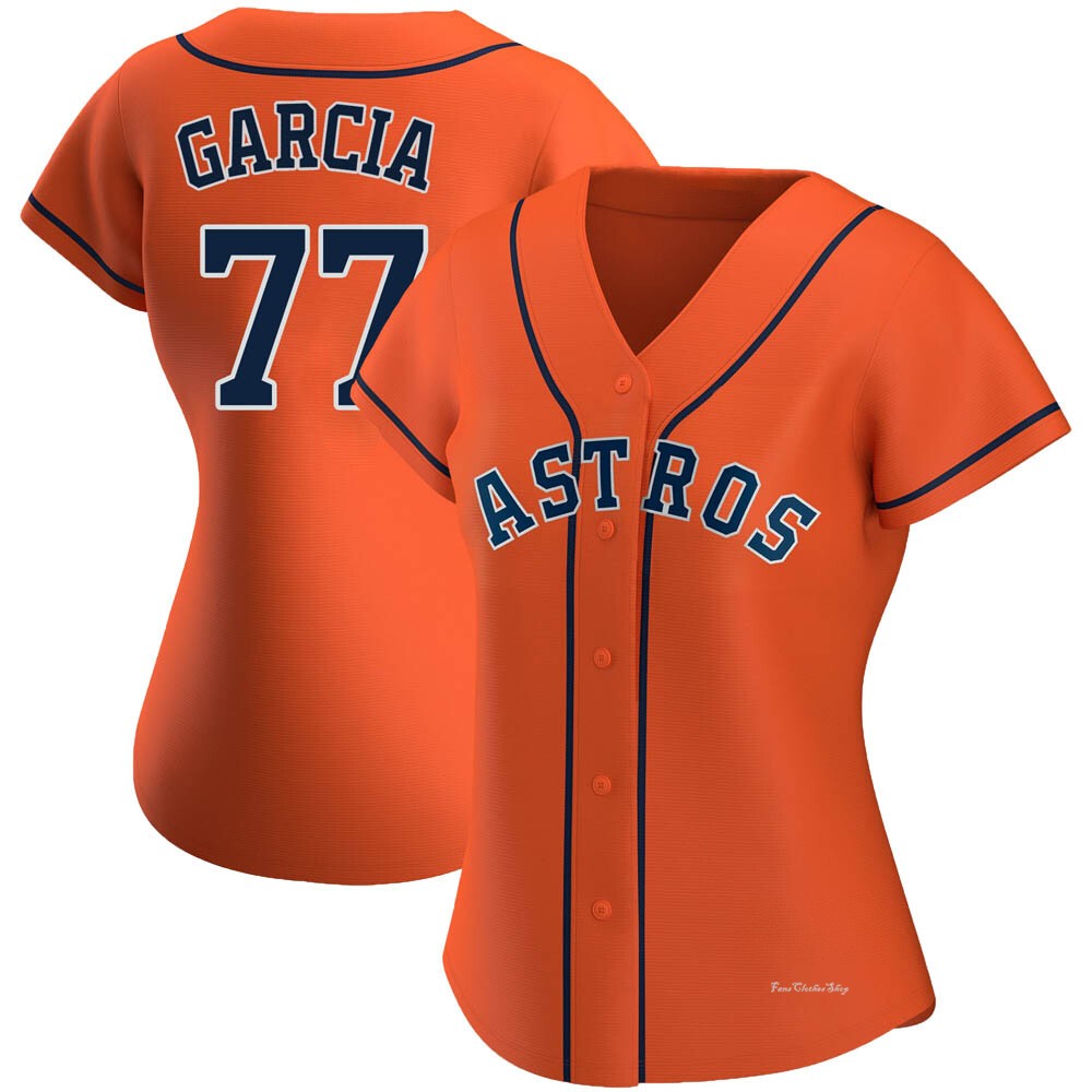 Women's Luis Garcia Houston Astros Replica Orange Alternate Jersey