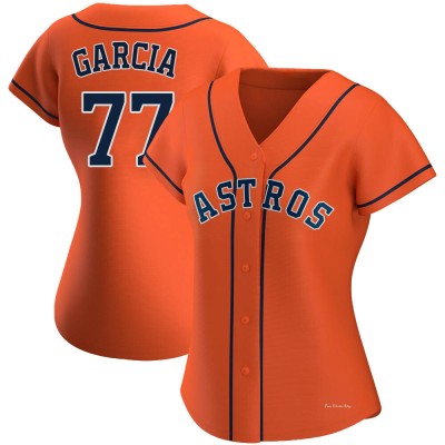 Women's Luis Garcia Houston Astros Replica Orange Alternate Jersey