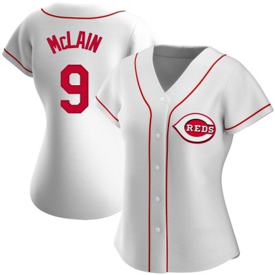 Women's Matt McLain Cincinnati Reds Authentic White Home Jersey
