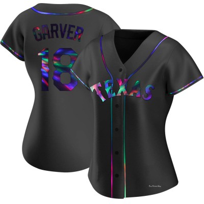 Women's Mitch Garver Texas Rangers Replica Black Holographic Alternate Jersey