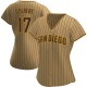 Women's Nate Colbert San Diego Padres Replica Tan/Brown Alternate Jersey
