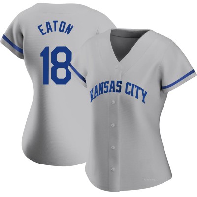 Women's Nate Eaton Kansas City Royals Replica Gray 2022 Road Jersey