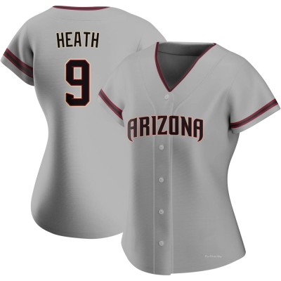 Women's Nick Heath Arizona Diamondbacks Authentic Gray Road Jersey
