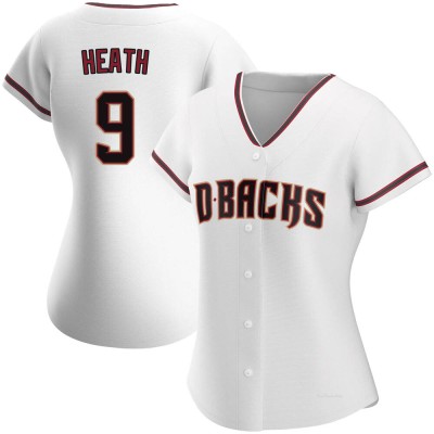 Women's Nick Heath Arizona Diamondbacks Replica White Home Jersey