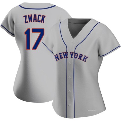 Women's Nick Zwack New York Mets Authentic Gray Road Jersey