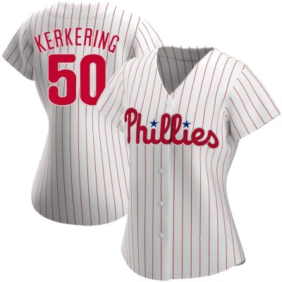 Women's Orion Kerkering Philadelphia Phillies Replica White Home Jersey