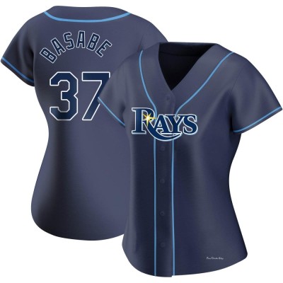 Women's Osleivis Basabe Tampa Bay Rays Replica Navy Alternate Jersey