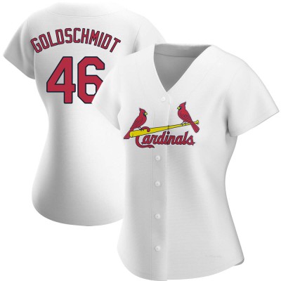 Women's Paul Goldschmidt St. Louis Cardinals Authentic White Home Jersey