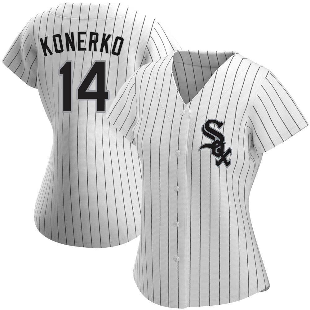 Women's Paul Konerko Chicago White Sox Authentic White Home Jersey