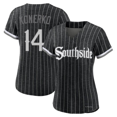 Women's Paul Konerko Chicago White Sox Replica Black 2021 City Connect Jersey