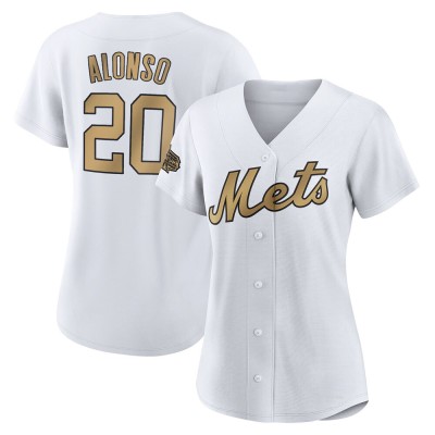 Women's Pete Alonso New York Mets Game White Authentic 2022 All-Star Jersey