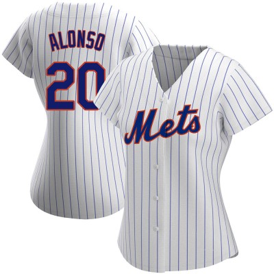 Women's Pete Alonso New York Mets Replica White Home Jersey