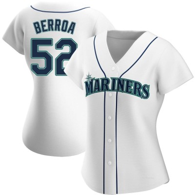 Women's Prelander Berroa Seattle Mariners Replica White Home Jersey
