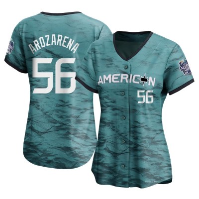 Women's Randy Arozarena Tampa Bay Rays Limited Teal American League Game 2023 All-Star Jersey