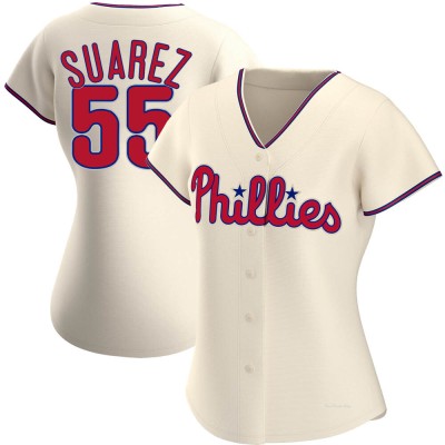 Women's Ranger Suarez Philadelphia Phillies Replica Cream Alternate Jersey