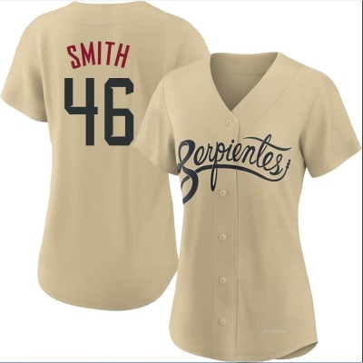 Women's Riley Smith Arizona Diamondbacks Replica Gold 2021 City Connect Cool Base Jersey