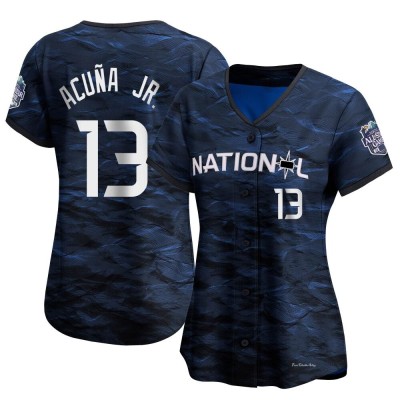 Women's Ronald Acuna Jr. Atlanta Braves Limited Royal National League Game 2023 All-Star Jersey