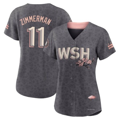 Women's Ryan Zimmerman Washington Nationals Replica Gray 2022 City Connect Jersey