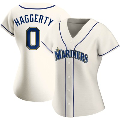 Women's Sam Haggerty Seattle Mariners Replica Cream Alternate Jersey