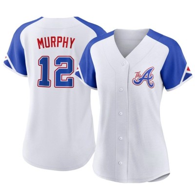 Women's Sean Murphy Atlanta Braves Authentic White 2023 City Connect Jersey