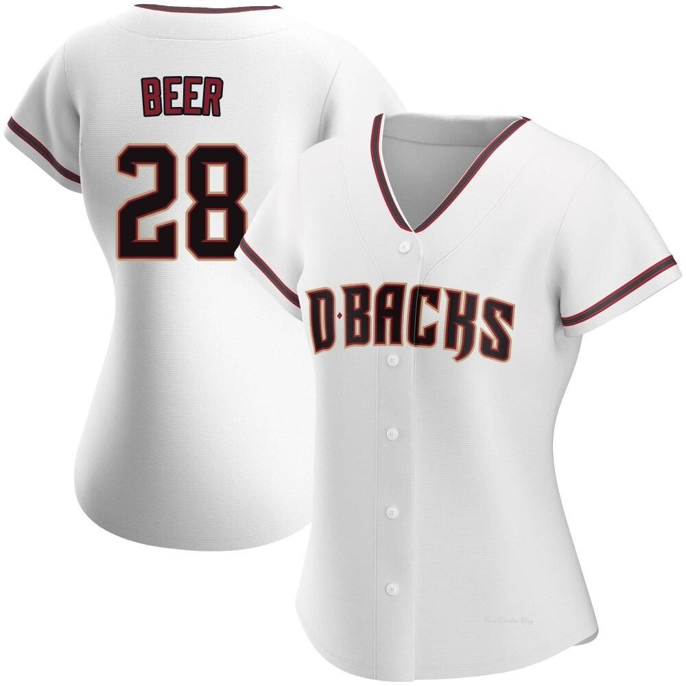 Women's Seth Beer Arizona Diamondbacks Replica White Home Jersey