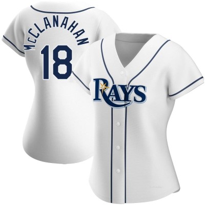 Women's Shane McClanahan Tampa Bay Rays Authentic White Home Jersey