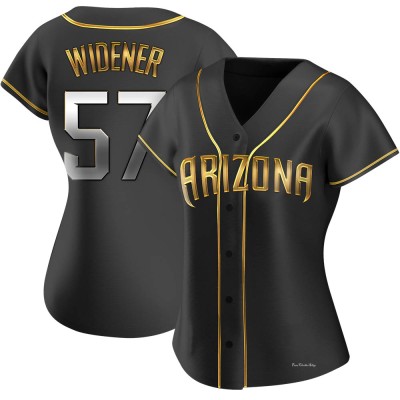 Women's Taylor Widener Arizona Diamondbacks Replica Black Golden Alternate Jersey