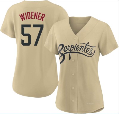 Women's Taylor Widener Arizona Diamondbacks Replica Gold 2021 City Connect Cool Base Jersey