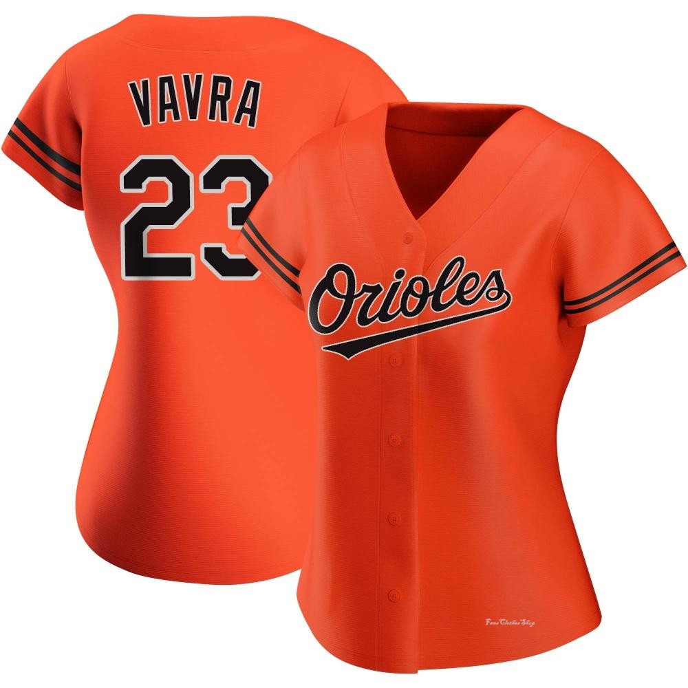 Women's Terrin Vavra Baltimore Orioles Replica Orange Alternate Jersey