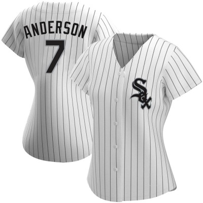 Women's Tim Anderson Chicago White Sox Authentic White Home Jersey