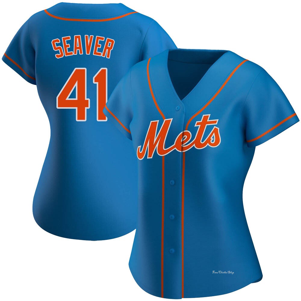 Women's Tom Seaver New York Mets Replica Royal Alternate Jersey