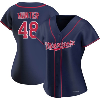 Women's Torii Hunter Minnesota Twins Replica Navy Alternate Team Jersey