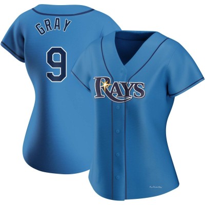 Women's Tristan Gray Tampa Bay Rays Replica Light Blue Alternate Jersey