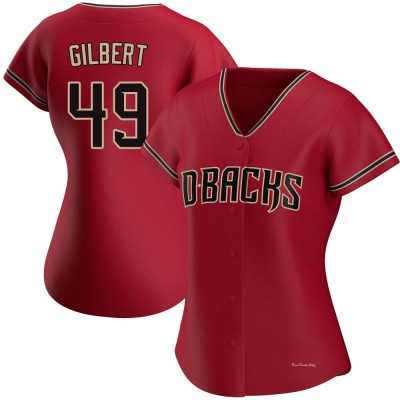 Women's Tyler Gilbert Arizona Diamondbacks Replica Red Alternate Jersey