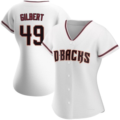 Women's Tyler Gilbert Arizona Diamondbacks Replica White Home Jersey