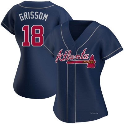 Women's Vaughn Grissom Atlanta Braves Replica Navy Alternate Jersey