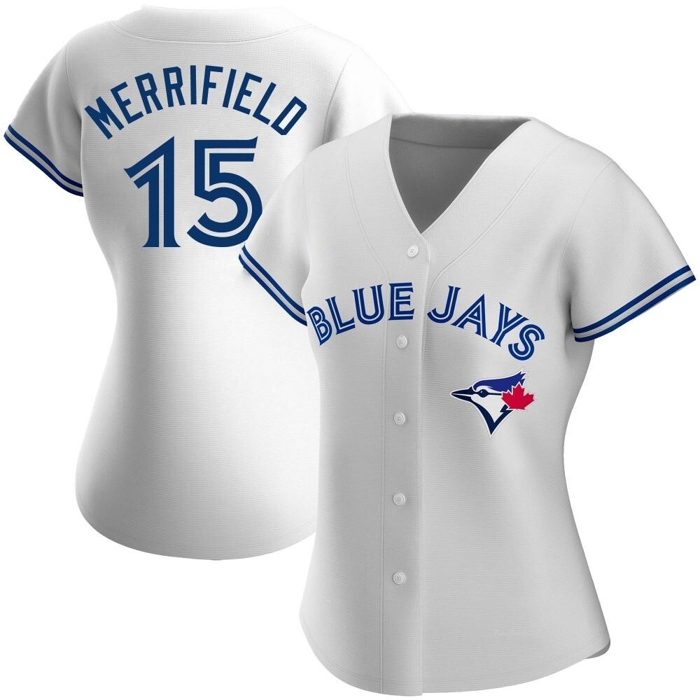 Women's Whit Merrifield Toronto Blue Jays Authentic White Home Jersey