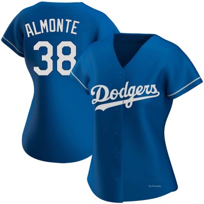 Women's Yency Almonte Los Angeles Dodgers Authentic Royal Alternate Jersey