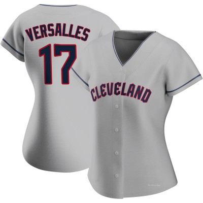 Women's Zoilo Versalles Cleveland Guardians Authentic Gray Road Jersey