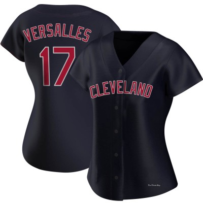 Women's Zoilo Versalles Cleveland Guardians Authentic Navy Alternate Jersey