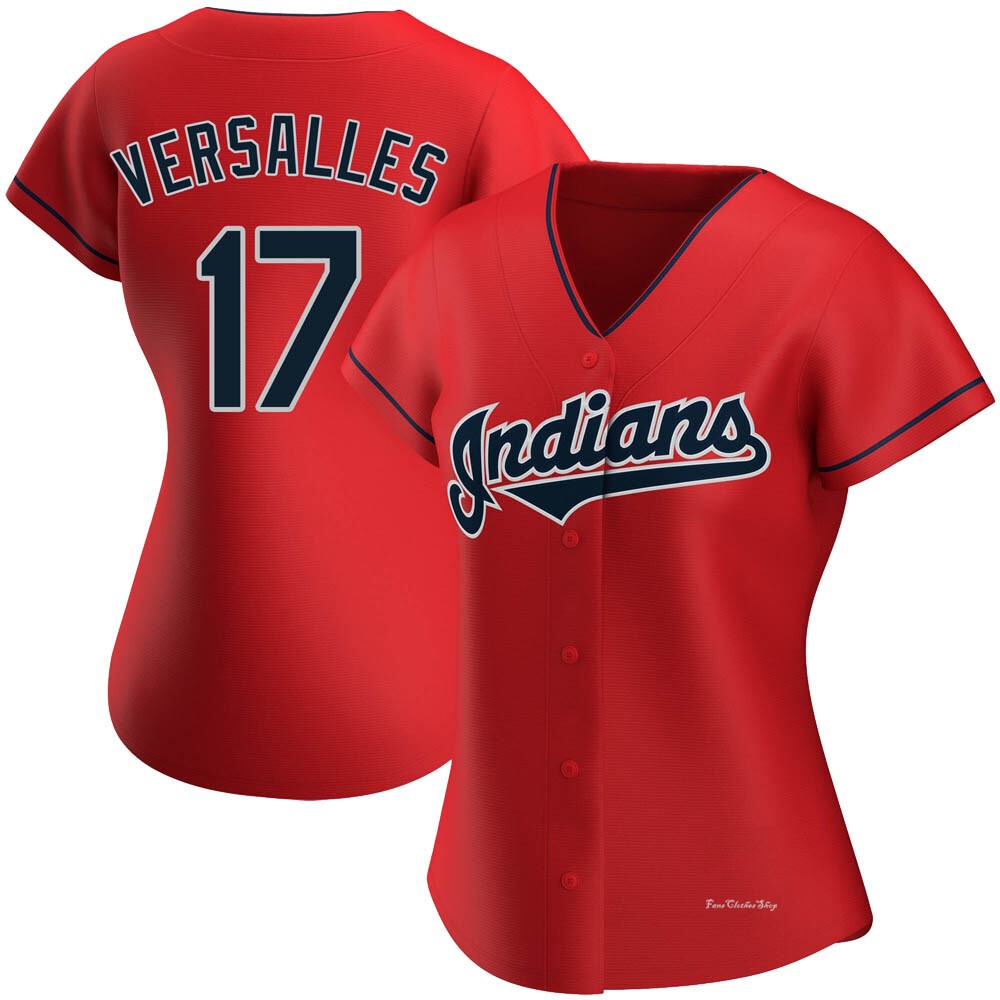Women's Zoilo Versalles Cleveland Guardians Replica Red Alternate Jersey
