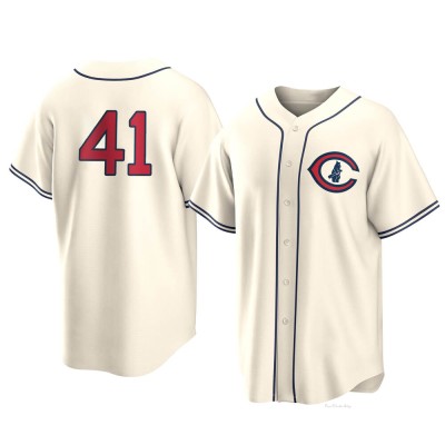 Youth Adrian Sampson Chicago Cubs Replica Cream 2022 Field Of Dreams Jersey