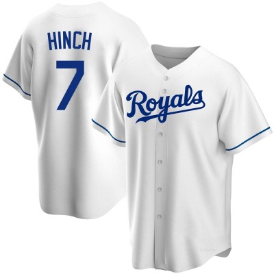 Youth A.j. Hinch Kansas City Royals Replica White Home Jersey