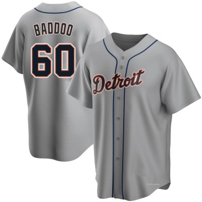 Youth Akil Baddoo Detroit Tigers Replica Gray Road Jersey