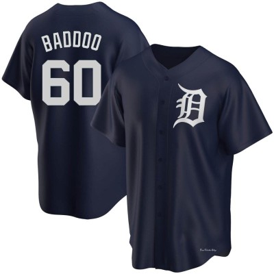 Youth Akil Baddoo Detroit Tigers Replica Navy Alternate Jersey