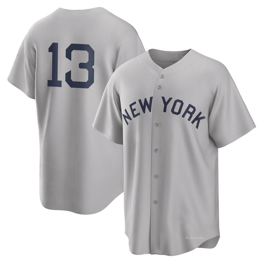 Youth Alex Rodriguez New York Yankees Replica Gray 2021 Field of Dreams Jersey