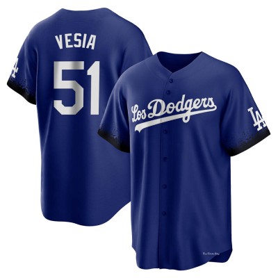 Youth Alex Vesia Los Angeles Dodgers Replica Royal 2021 City Connect Jersey